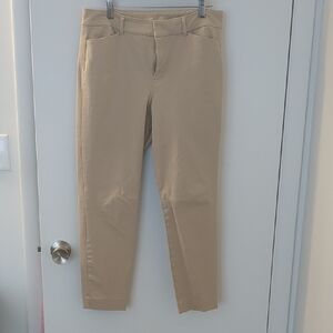 Old Navy Women's Pixie High Rise Secret Slim Pockets Skinny Pants in Tan